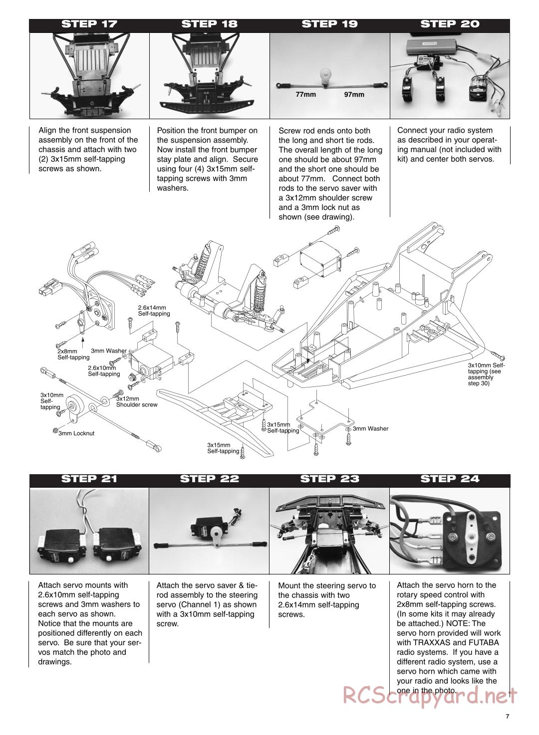 Traxxas - Spirit (1995) - Manual - Page 7